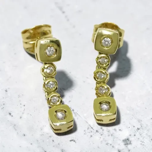 Test boucles d'oreilles Never say Never : du vrai 18 carats qui fait sérieux, mais pas donné