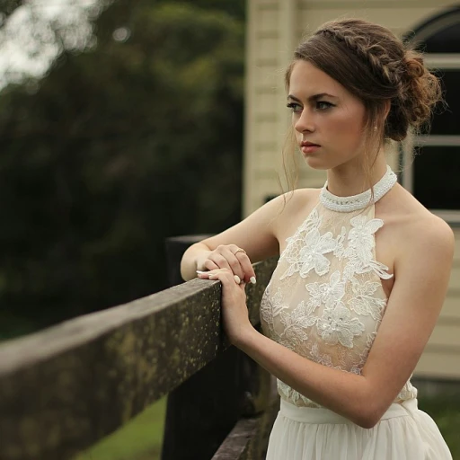 Élégance et chaleur : la robe en satin terracotta pour un mariage inoubliable