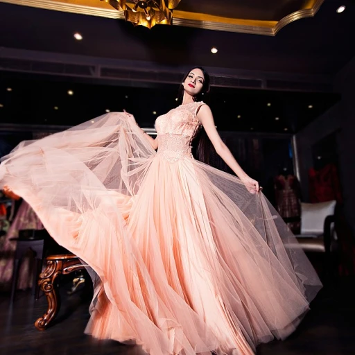 L'élégance d'une robe de mariée fluide