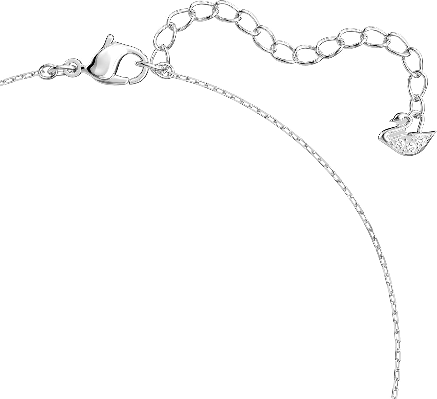 Swarovski Stilla Collection Pendant Stilla Attract collier Rhodiniert Weiß