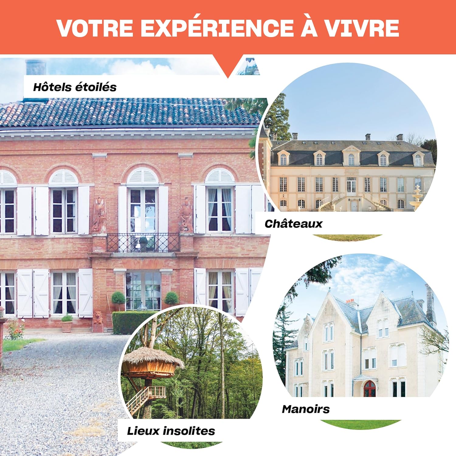 Coffret cadeau Séjour de 2 à 4 jours avec ou sans dîner ou pause détente pour 2 - Idée cadeau évasion Mille et une nuits de rêve