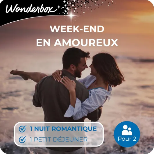 Week-End en Amoureux - Coffret Cadeau - Idée Cadeau Séjours Week end en amoureux 2024