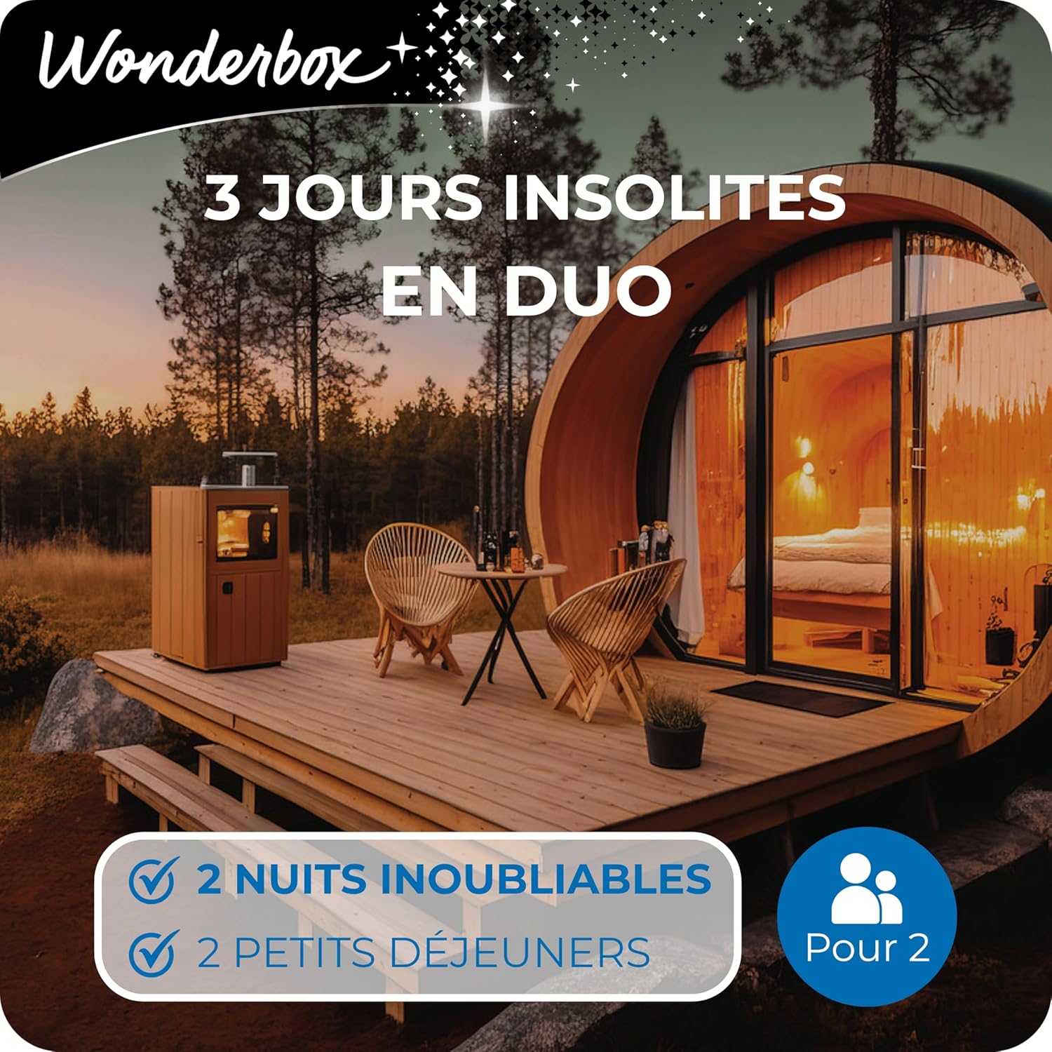 Insolite - 3 Jours en Duo - Coffret Cadeau - Idée Cadeau Séjours