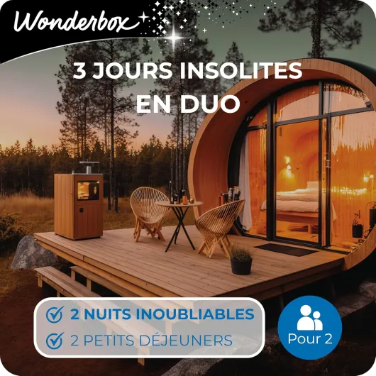 Insolite - 3 Jours en Duo - Coffret Cadeau - Idée Cadeau Séjours