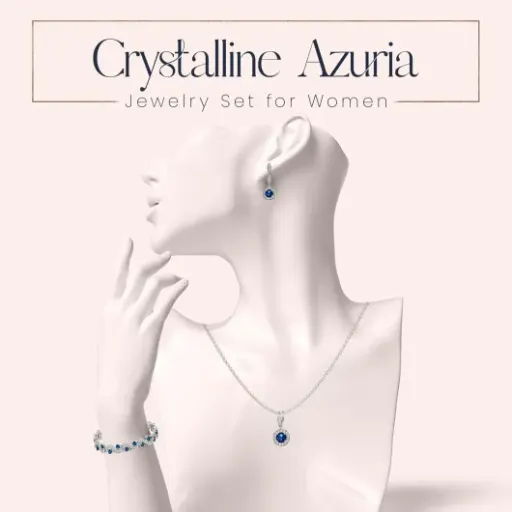 Test Crystalline Azuria Parure Mariage Bleue : une parure qui fait le job sans ruiner le budget