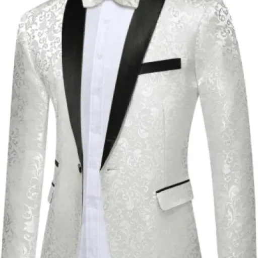 Test YFFUSHI Costume Jacquard Homme 2 Pièces : le costume blanc qui en jette sans exploser le budget