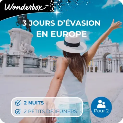 Test Wonderbox 3 Jours d'Évasion en Europe : la box cadeau pratique quand on n’a pas d’idée