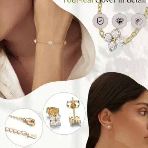 Test LOLIAS Collier Argent Sterling 925 : un set de bijoux dorés correct pour les petites occasions