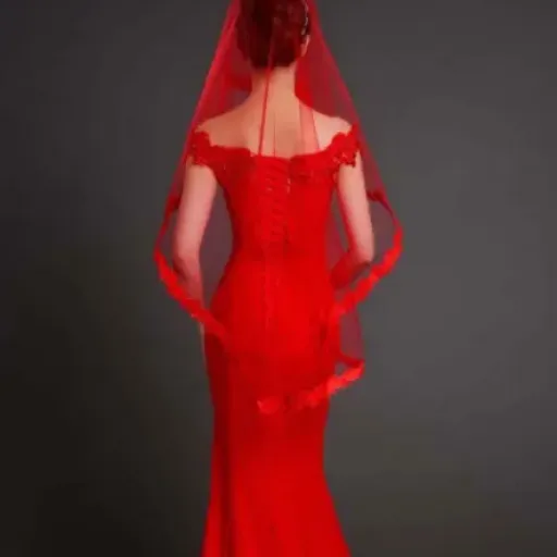 Test voile de mariée rouge Fendawn : un voile pas cher qui fait le job si on n’est pas trop exigeante