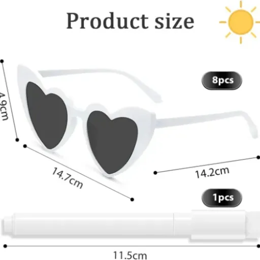 Test Lunette Coeur MorLuks : des lunettes EVJF pas chères qui font le job pour une soirée