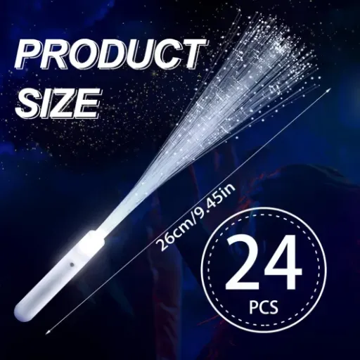 Test YeahBoom bâtons lumineux fibre optique (24 pcs) : gadget sympa pour soirées, mais pas sans défauts