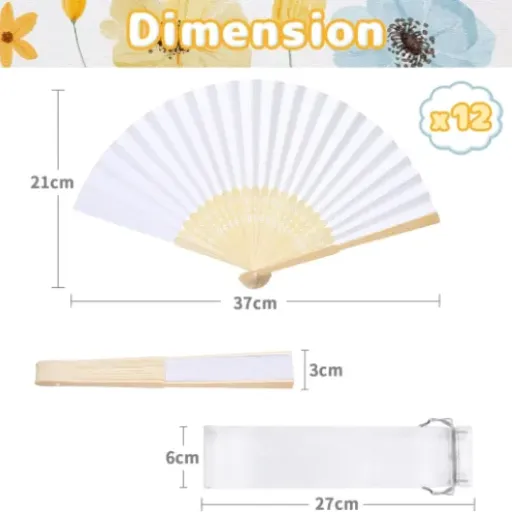 Test GWHOLE Eventail Mariage Blanc : le petit gadget qui rafraîchit sans ruiner le budget
