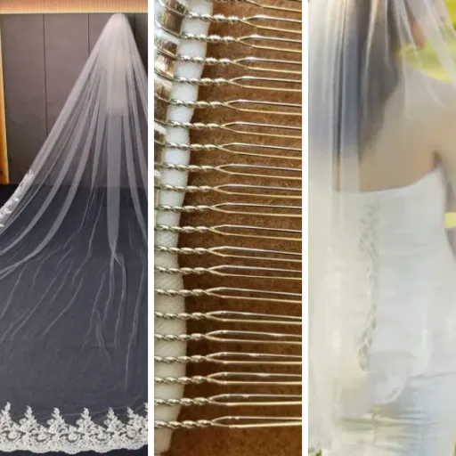 Top 12 : meilleurs voiles de mariée brodés (mai 2026)
