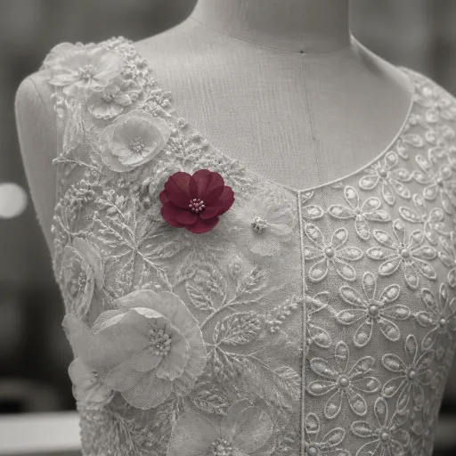 Fleurs 3D, broderies et appliqués : distinguer l'artisanat couture du décor industriel