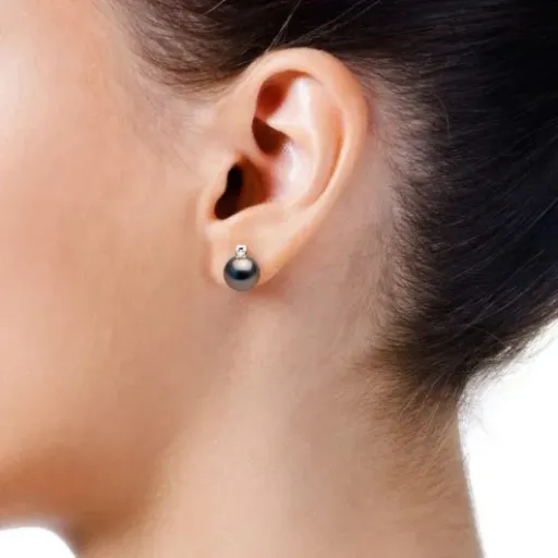 Test PEARLS & COLORS Boucles d’Oreilles Perles de Tahiti : joli rendu, mais tiges vraiment courtes