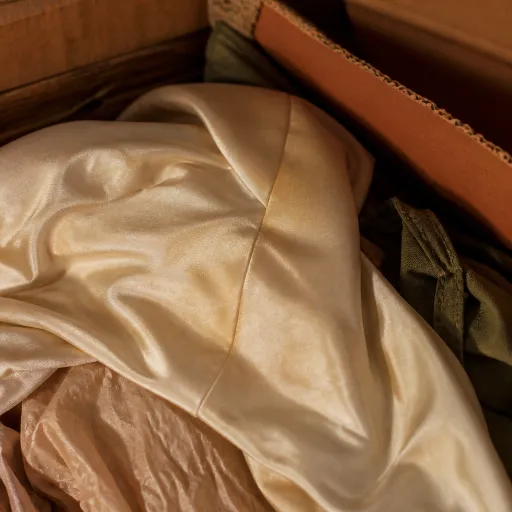 Conserver sa robe 30 ans : les erreurs de stockage qui jaunissent le satin en silence