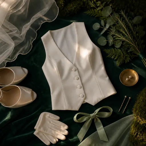 Gilet blanc de mariage pour femme : l’allié chic des mariées modernes